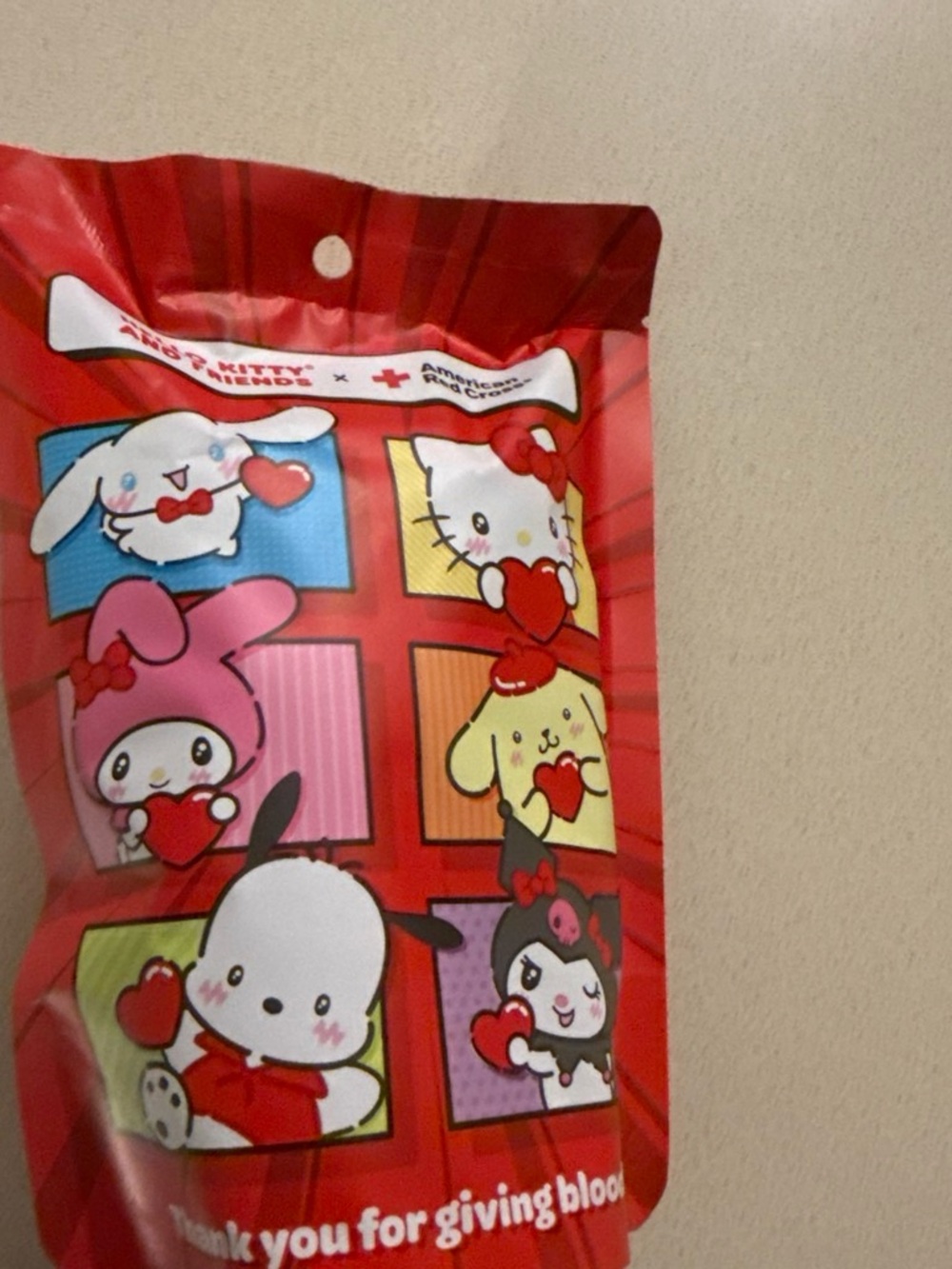 Sanrio Hello Kitty and Friends American Red Cross Red Blind Pack SIL-35208